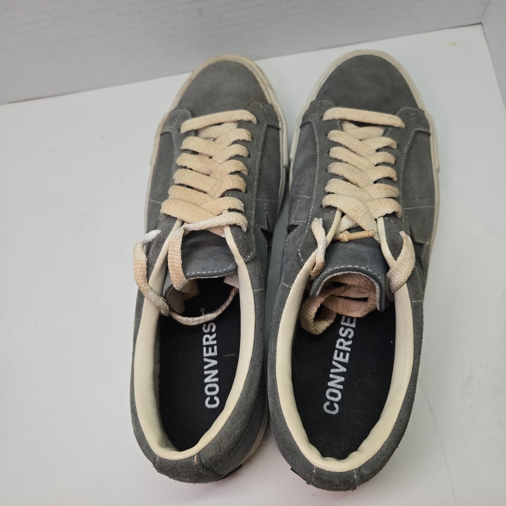 Vintage 90s Converse One Star‎ Gray Suede Shoes Kurt Cobain Grunge Men's Sz 9 - Picture 7 of 9
